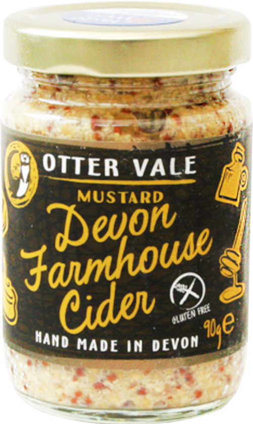 OTTER VALE Devon Farmhouse Cider Mustard 90g (Pack of 6)