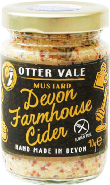 OTTER VALE Devon Farmhouse Cider Mustard 90g (Pack of 6)