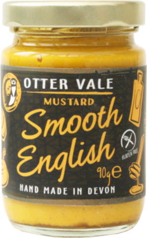 OTTER VALE Smooth English Mustard 90g (Pack of 6)