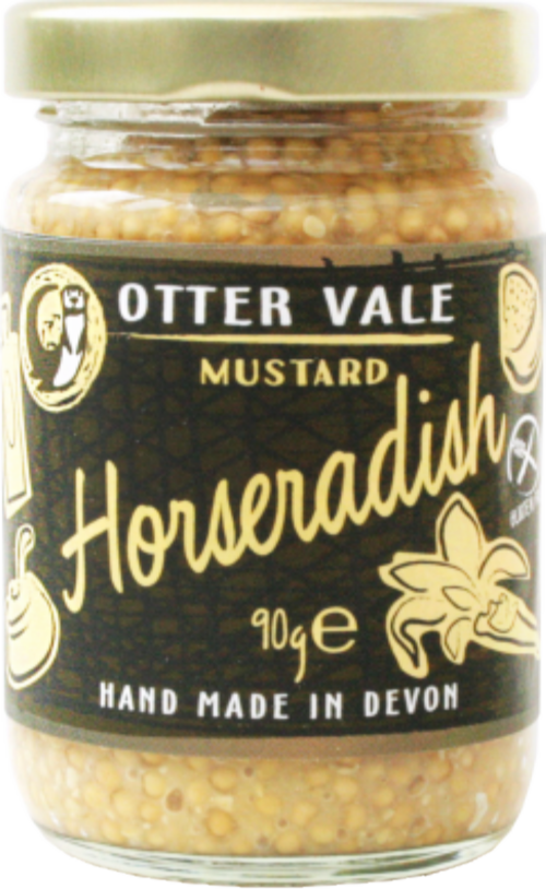 OTTER VALE Horseradish Mustard 90g (Pack of 6)