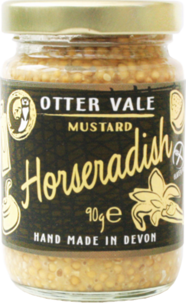 OTTER VALE Horseradish Mustard 90g (Pack of 6)