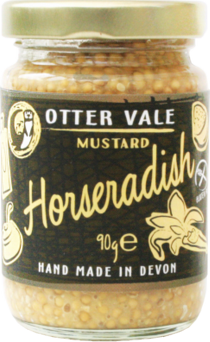 OTTER VALE Horseradish Mustard 90g (Pack of 6)