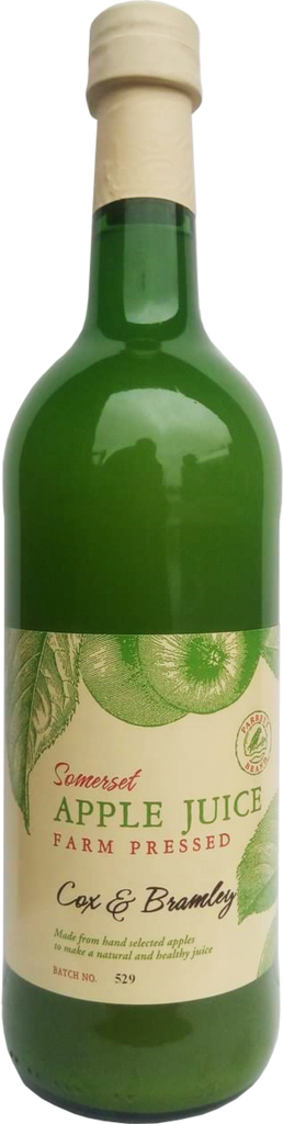 PARRETT BRAND Somerset Apple Juice - Cox & Bramley 75cl (Pack of 6)