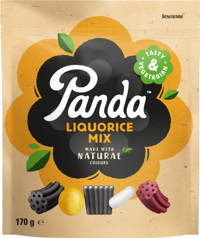 PANDA Natural Liquorice Mix 170g (Pack of 12)