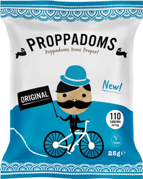 PROPPADOMS Original Poppadoms 25g (Pack of 12)