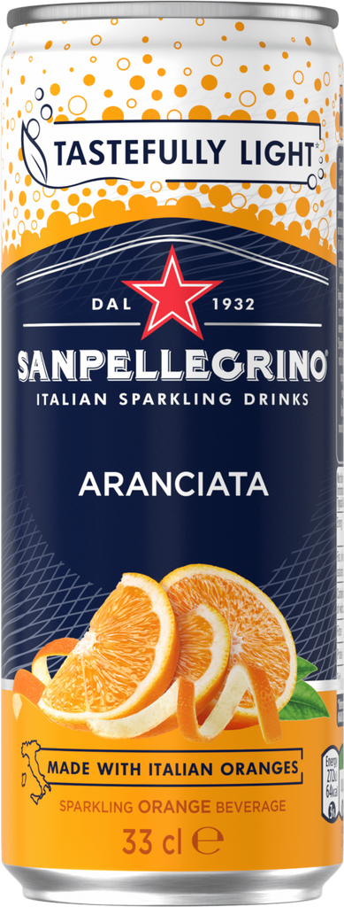 SAN PELLEGRINO Aranciata (Orange) 330ml (Pack of 12)