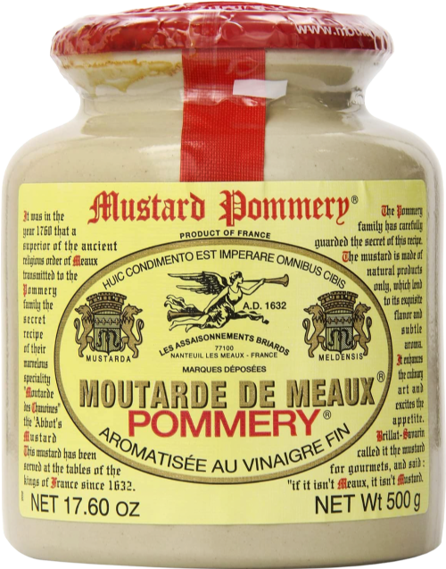 POMMERY Moutarde de Meaux 500g (Pack of 12)