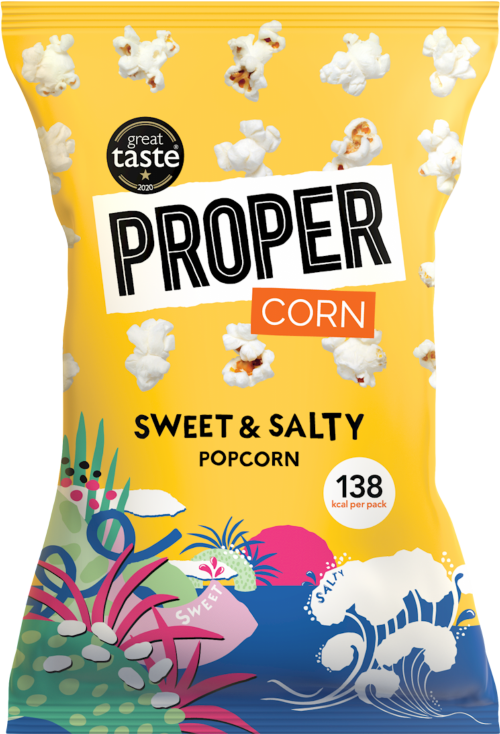 PROPER Corn - Sweet & Salty Popcorn 30g (Pack of 24)