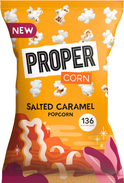 PROPER Corn - Salted Caramel Popcorn 28g (Pack of 24)