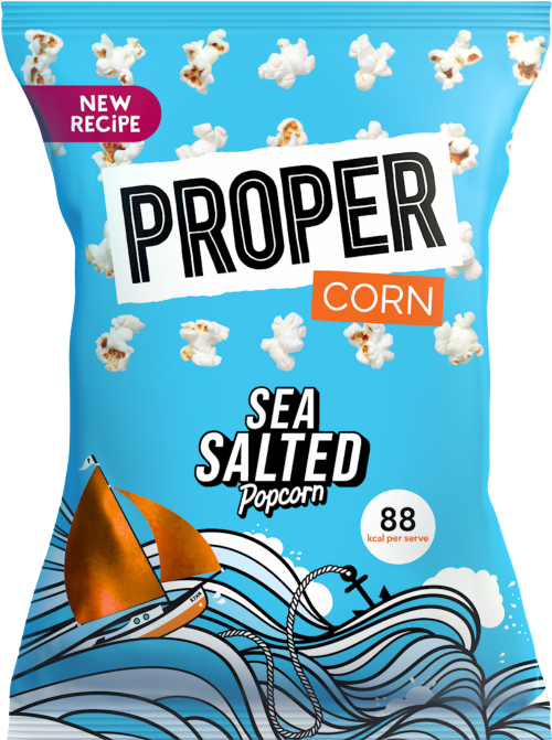 PROPER Corn - Sea Salted Popcorn 70g (Pack of 8)