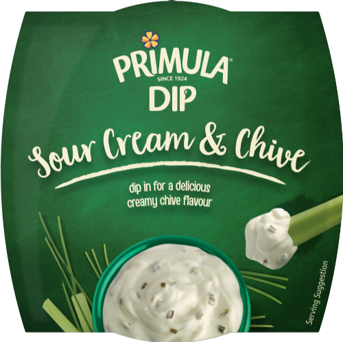 PRIMULA Sour Cream & Chive Dip 150g (Pack of 6)