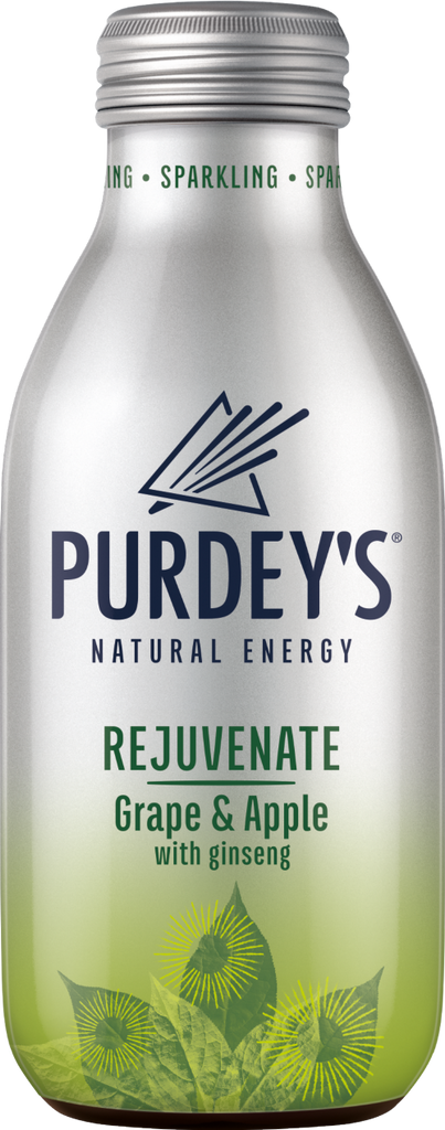 PURDEY'S Rejuvenate - Grape & Apple with Ginseng 330ml (Pack of 12)