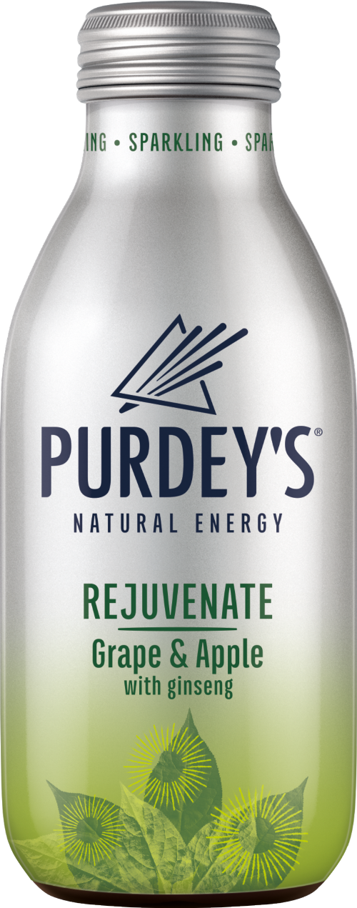 PURDEY'S Rejuvenate - Grape & Apple with Ginseng 330ml (Pack of 12)