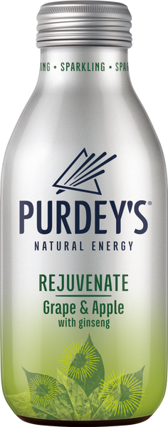 PURDEY'S Rejuvenate - Grape & Apple with Ginseng 330ml (Pack of 12)