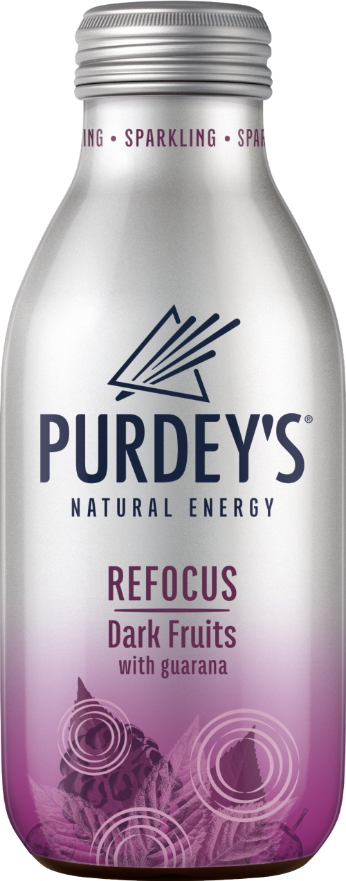 PURDEY'S Refocus - Dark Fruits with Guarana 330ml (Pack of 12)