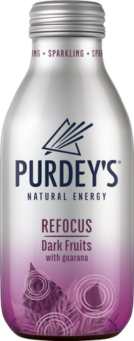 PURDEY'S Refocus - Dark Fruits with Guarana 330ml (Pack of 12)