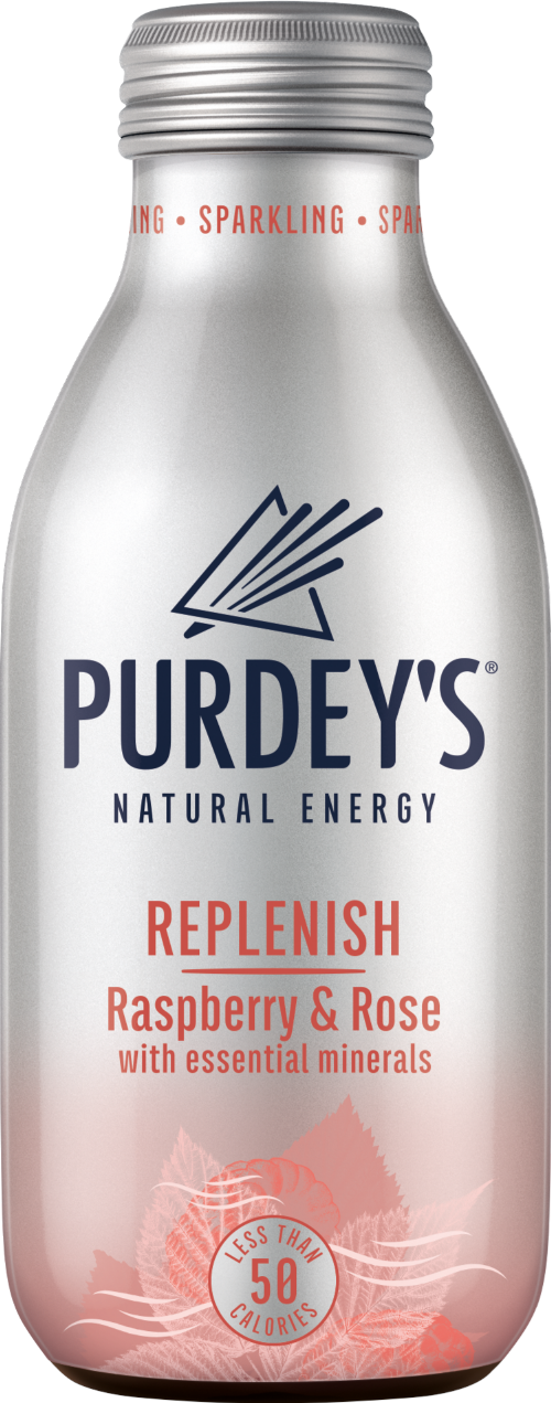 PURDEY'S Replenish - Rasp & Rose / Essential Minerals 330ml (Pack of 12)