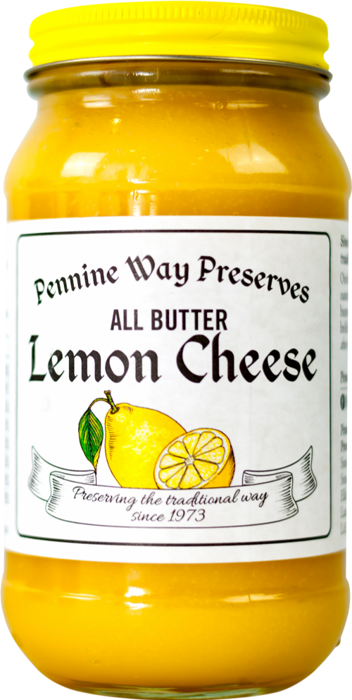 PENNINE WAY PRESERVES All Butter Lemon Cheese 340g (Pack of 12)