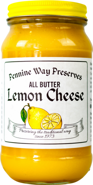 PENNINE WAY PRESERVES All Butter Lemon Cheese 340g (Pack of 12)