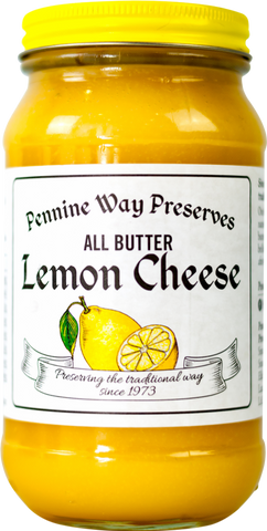 PENNINE WAY PRESERVES All Butter Lemon Cheese 340g (Pack of 12)