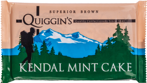 QUIGGIN'S Kendal Mint Cake - Brown 170g (Pack of 12)