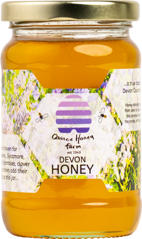 QUINCE HONEY FARM Devon Honey - Clear 340g (Pack of 6)