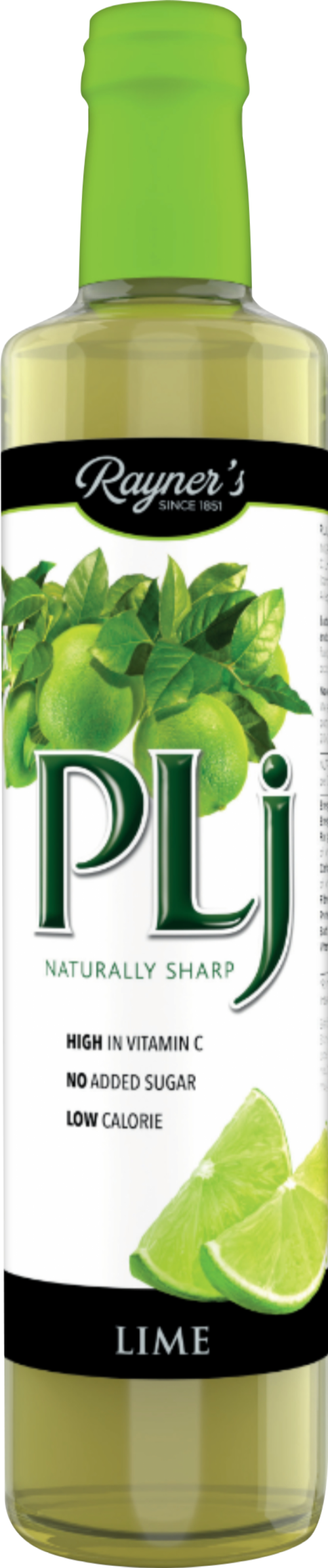 RAYNER'S PLj Lime Juice 500ml (Pack of 6)
