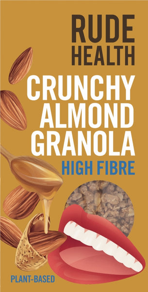 RUDE HEALTH Crunchy Almond Granola 400g (Pack of 6)