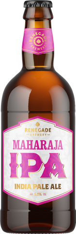 RENEGADE BREWERY Maharaja IPA India Pale Ale 5.1% 500ml (Pack of 12)