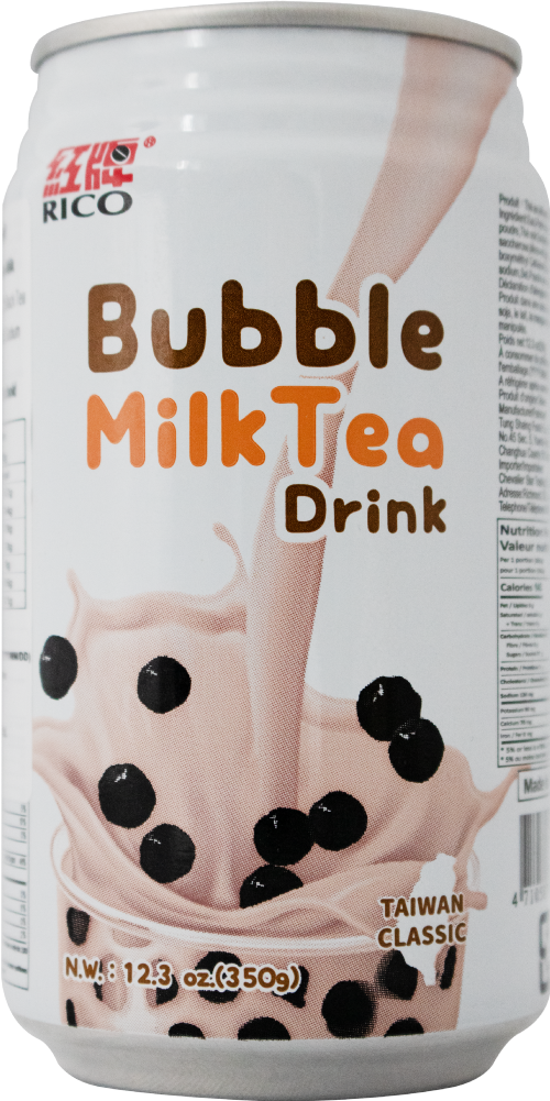 RICO Bubble Milk Tea Drink 350g (Pack of 24)