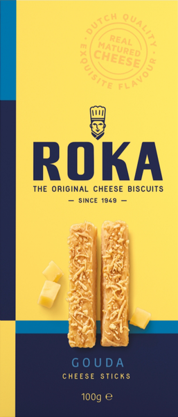 ROKA Gouda Cheese Sticks 100g (Pack of 16)