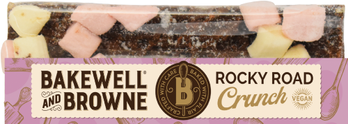 BAKEWELL & BROWNE Rocky Road Crunch Bar 75g (Pack of 15)