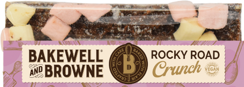 BAKEWELL & BROWNE Rocky Road Crunch Bar 75g (Pack of 15)