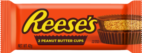 REESE'S 2 Peanut Butter Cups 42g (Pack of 36)