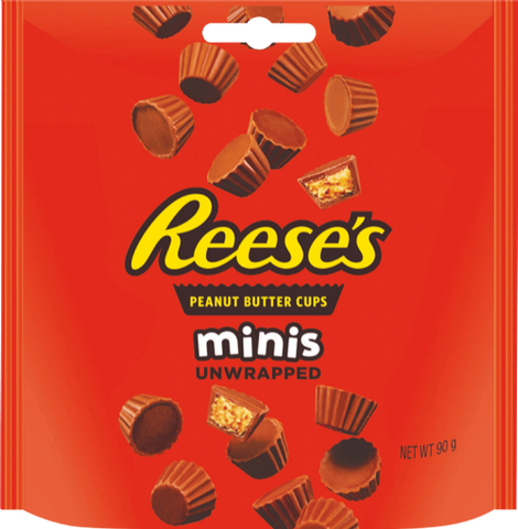 REESE'S Peanut Butter Cups - Minis 90g (Pack of 10)