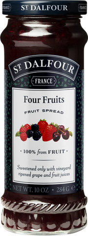 ST DALFOUR Four Fruits Fruit Spread 284g (Pack of 6)