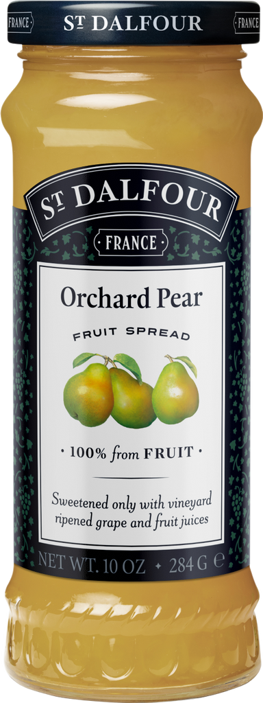 ST DALFOUR Orchard Pear Fruit Spread 284g (Pack of 6)