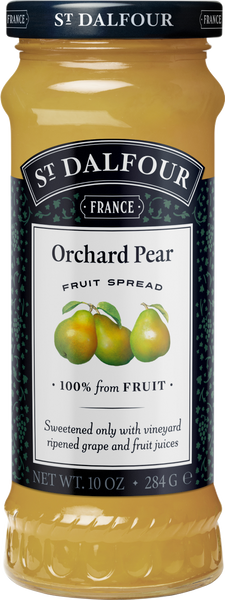 ST DALFOUR Orchard Pear Fruit Spread 284g (Pack of 6)