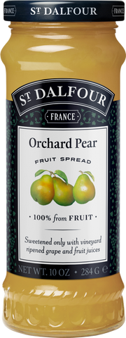 ST DALFOUR Orchard Pear Fruit Spread 284g (Pack of 6)