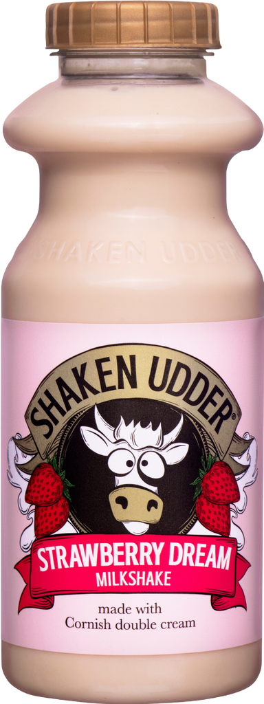 SHAKEN UDDER Strawberry Dream Milkshake - Bottle 330ml (Pack of 10)