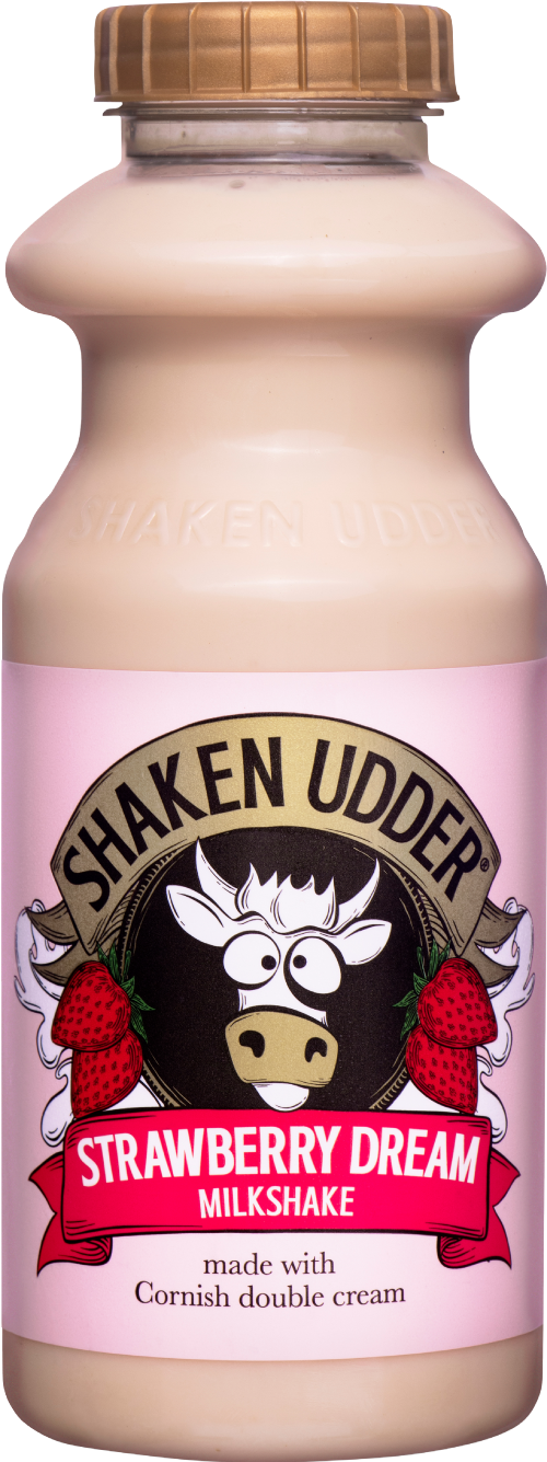 SHAKEN UDDER Strawberry Dream Milkshake - Bottle 330ml (Pack of 10)