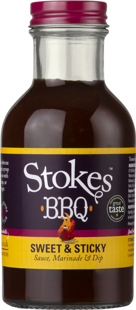 STOKES Sweet & Sticky BBQ Sauce 325g (Pack of 6)