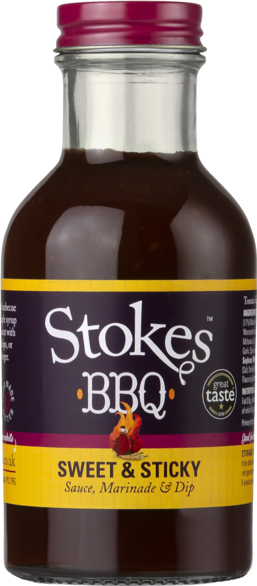 STOKES Sweet & Sticky BBQ Sauce 325g (Pack of 6)