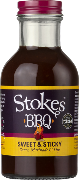 STOKES Sweet & Sticky BBQ Sauce 325g (Pack of 6)