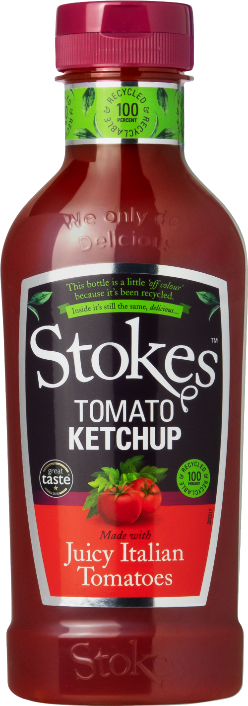 STOKES Tomato Ketchup - Squeezy 485g (Pack of 10)