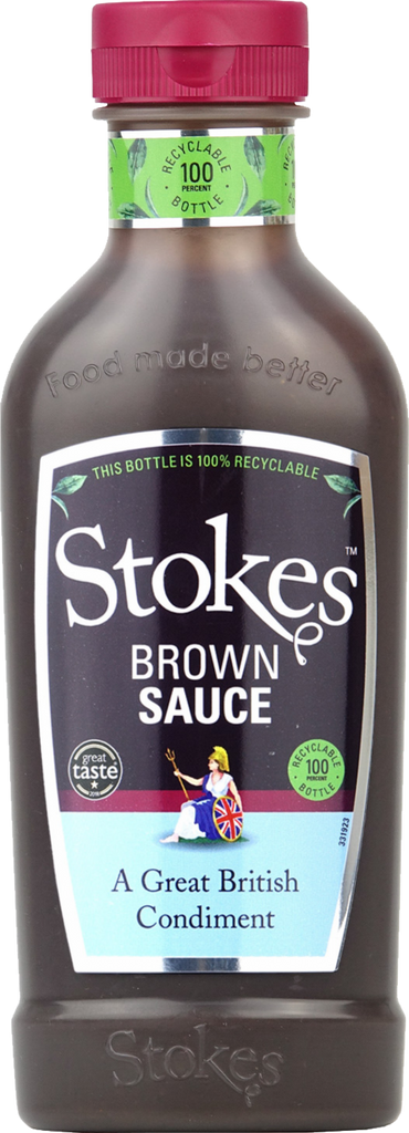 STOKES Brown Sauce - Squeezy 505g (Pack of 10)