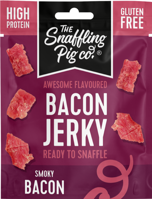 THE SNAFFLING PIG CO. Bacon Jerky 35g (Pack of 20)