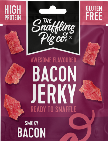 THE SNAFFLING PIG CO. Bacon Jerky 35g (Pack of 20)