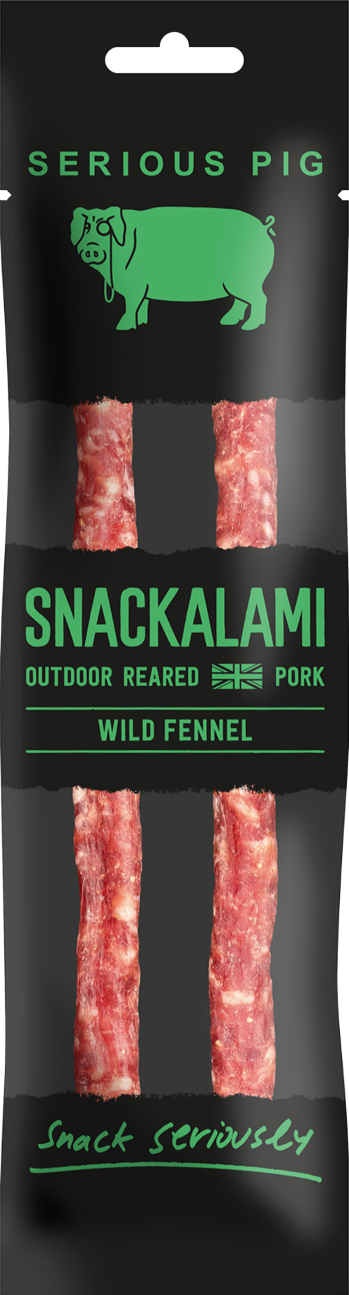 SERIOUS PIG Snackalami - Wild Fennel 30g (Pack of 12)