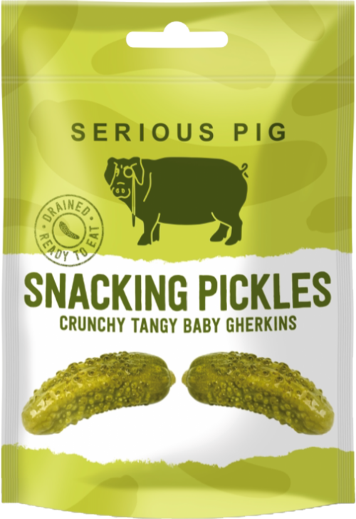 SERIOUS PIG Snacking Pickles 40g (Pack of 24)